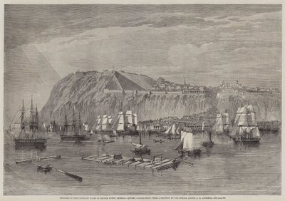 Progress of the Prince of Wales in British North America, Quebec, Canada East by Richard Principal Leitch